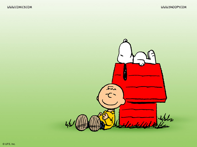 Snoopy on The Doghouse